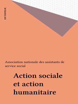 cover image of Action sociale et action humanitaire